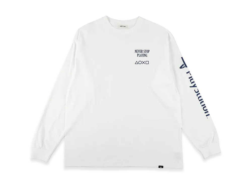 WIND AND SEA x PLAYSTATION L/S Tee "White"