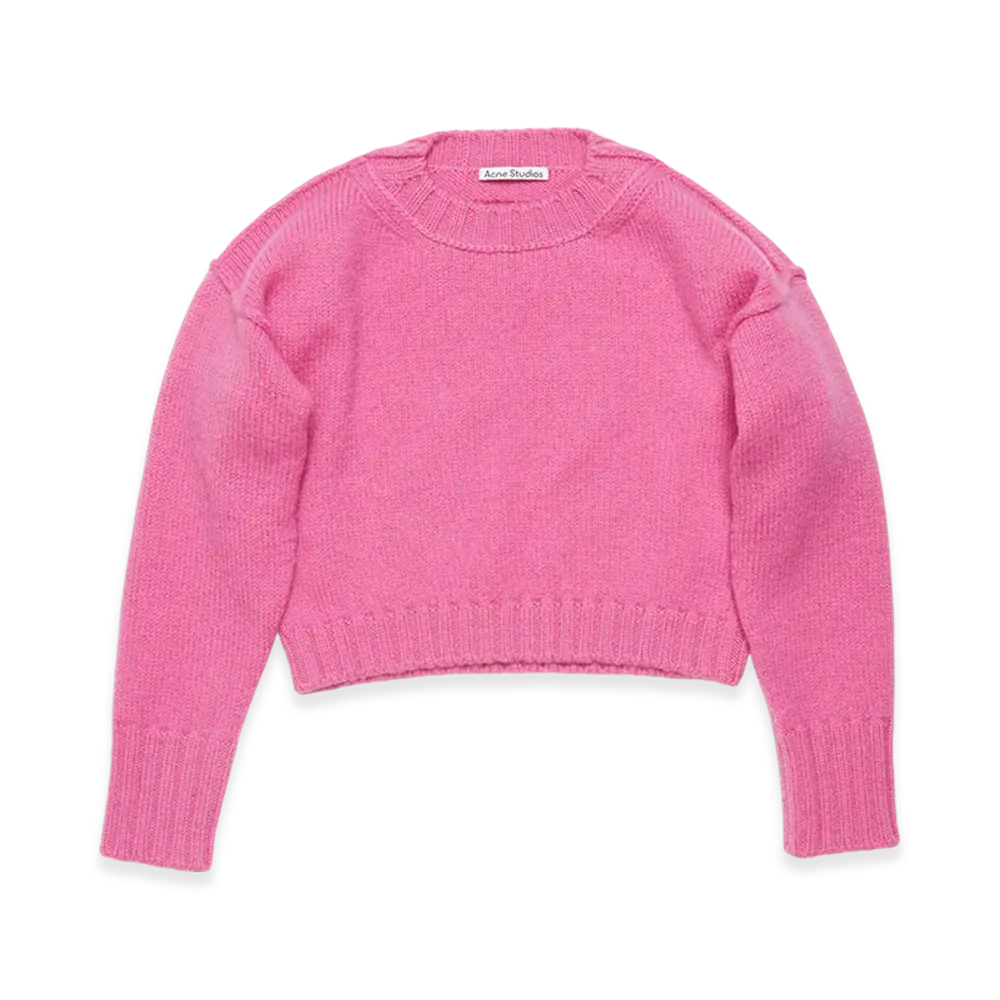 Acne Studios Crew Neck Wool Jumper "Pink"