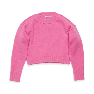 Acne Studios Crew Neck Wool Jumper "Pink"