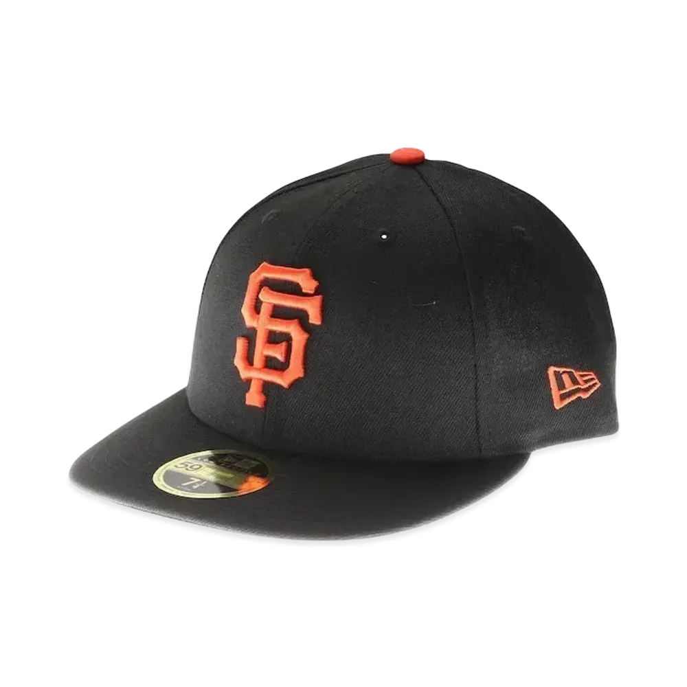 NEW ERA Giants Authentic Low Profile Cap Game "Black"