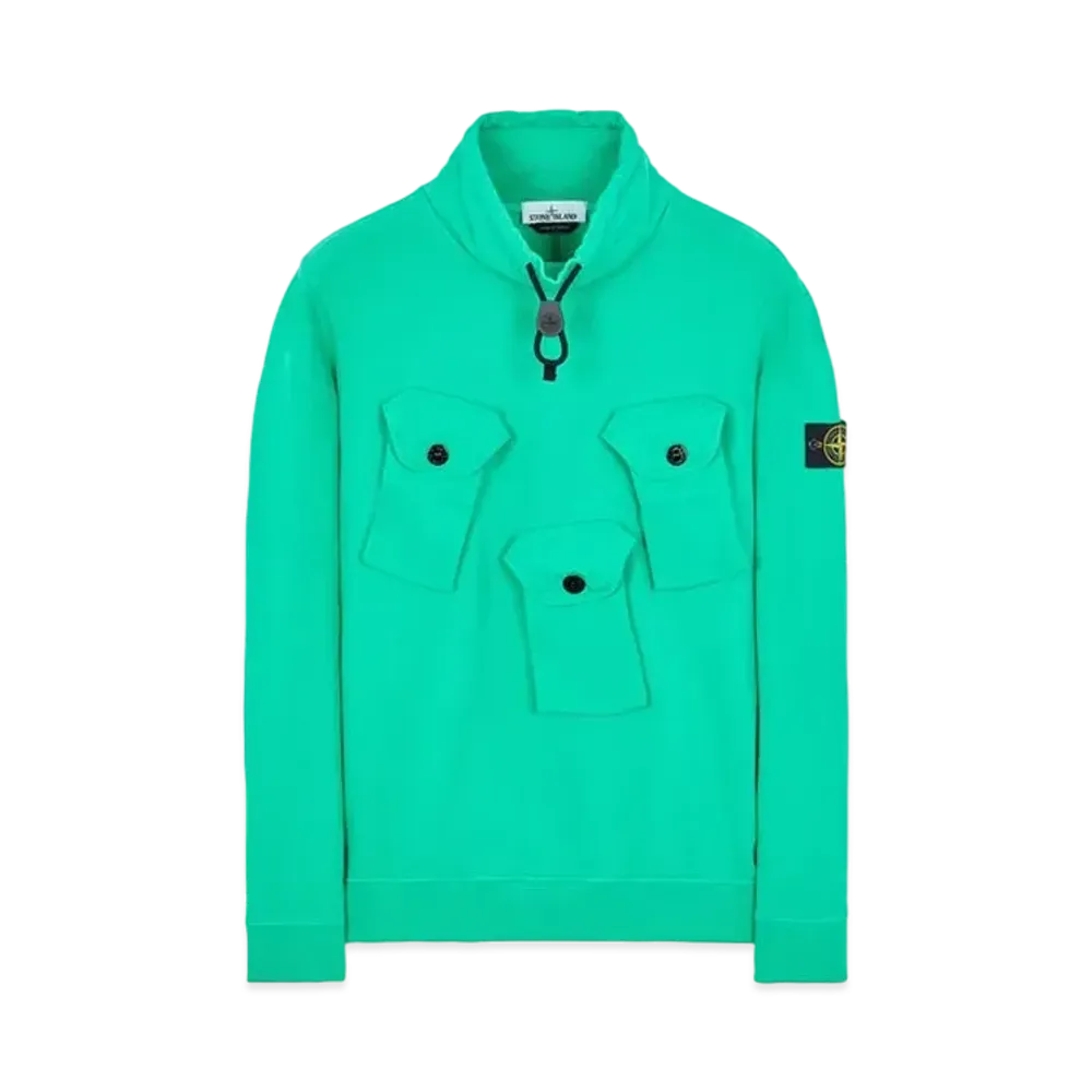 Stone Island 60519 BRUSHED COTTON FLEECE "Green"