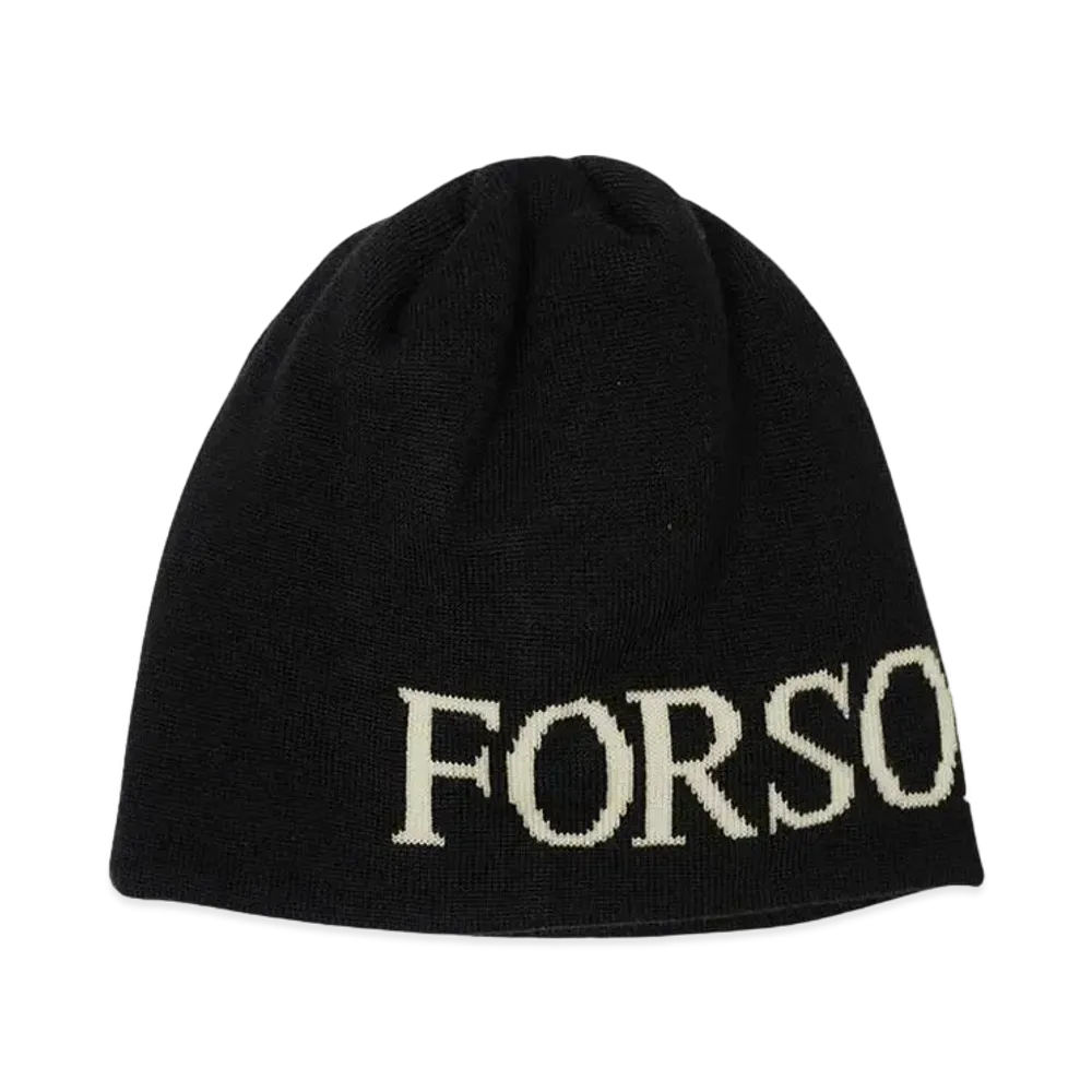 FORSOMEONE SKI KNIT BEANIE "BLACK"