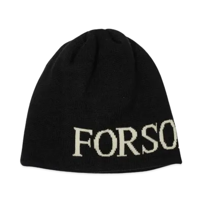 FORSOMEONE SKI KNIT BEANIE "BLACK"