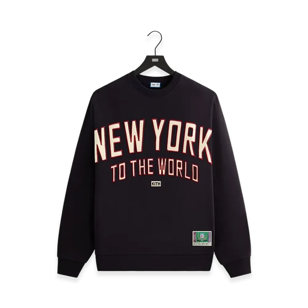 Kith x the NFL New York Giants Victory Vintage Nelson Crewneck "Ink"