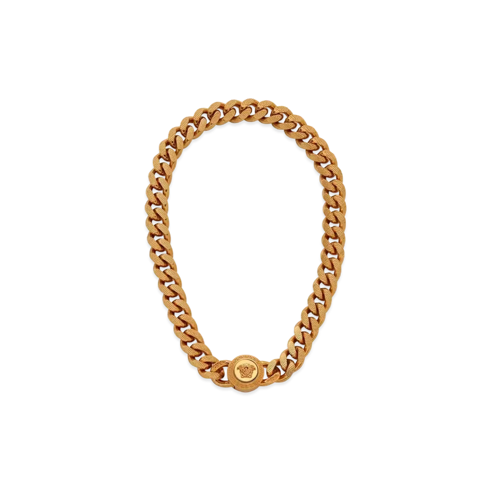 Versace Chain Medusa Necklace "Gold"