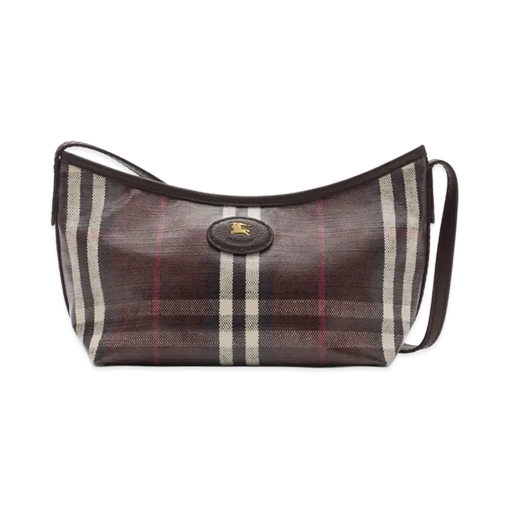 Burberry Women's Mini Highland Shoulder Bag "Mahogany Red"