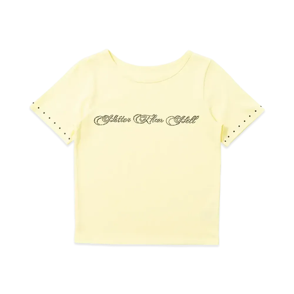 HTH Stone Logo Tee "YELLOW"