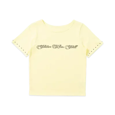 HTH Stone Logo Tee "YELLOW"
