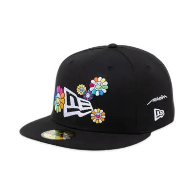 NEW ERA 59Fifty x Takashi Murakami "Flower Flag Black"