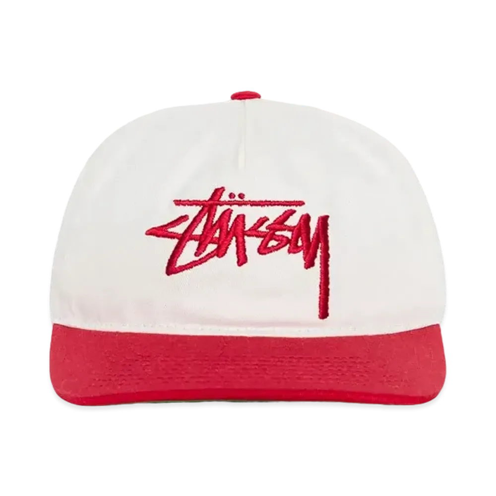 Stussy Big Stock Cap "Cardinal"