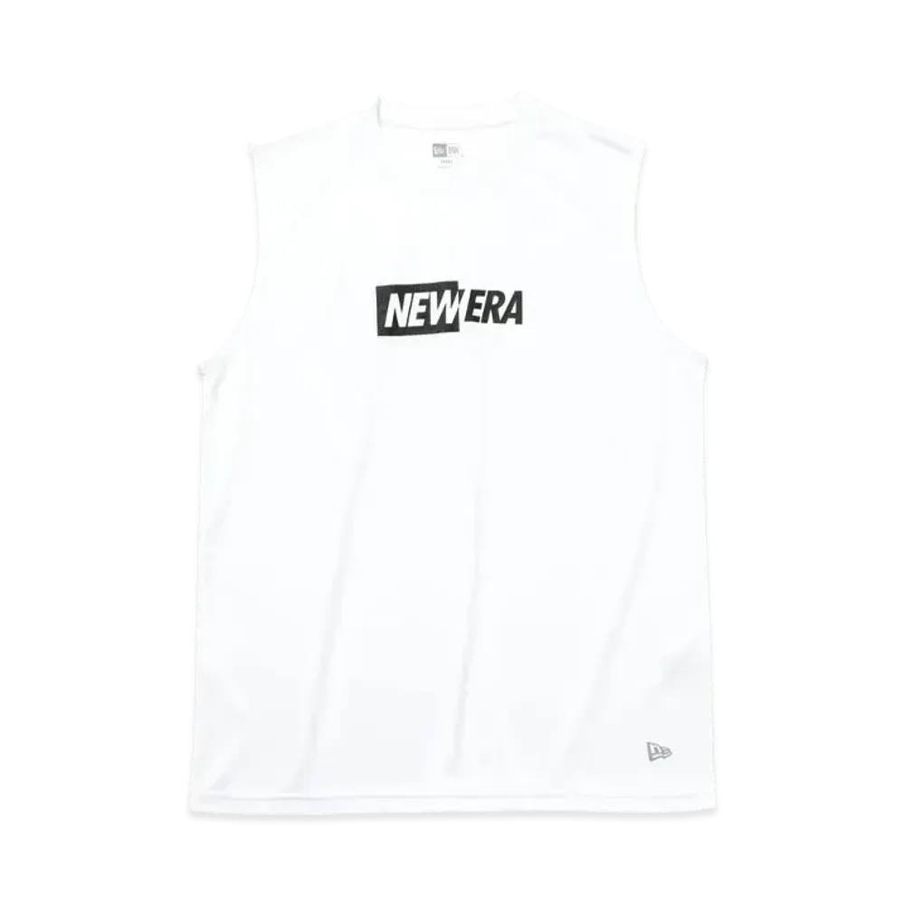 NEW ERA Performance Tech Tank Top Split Logo "White"