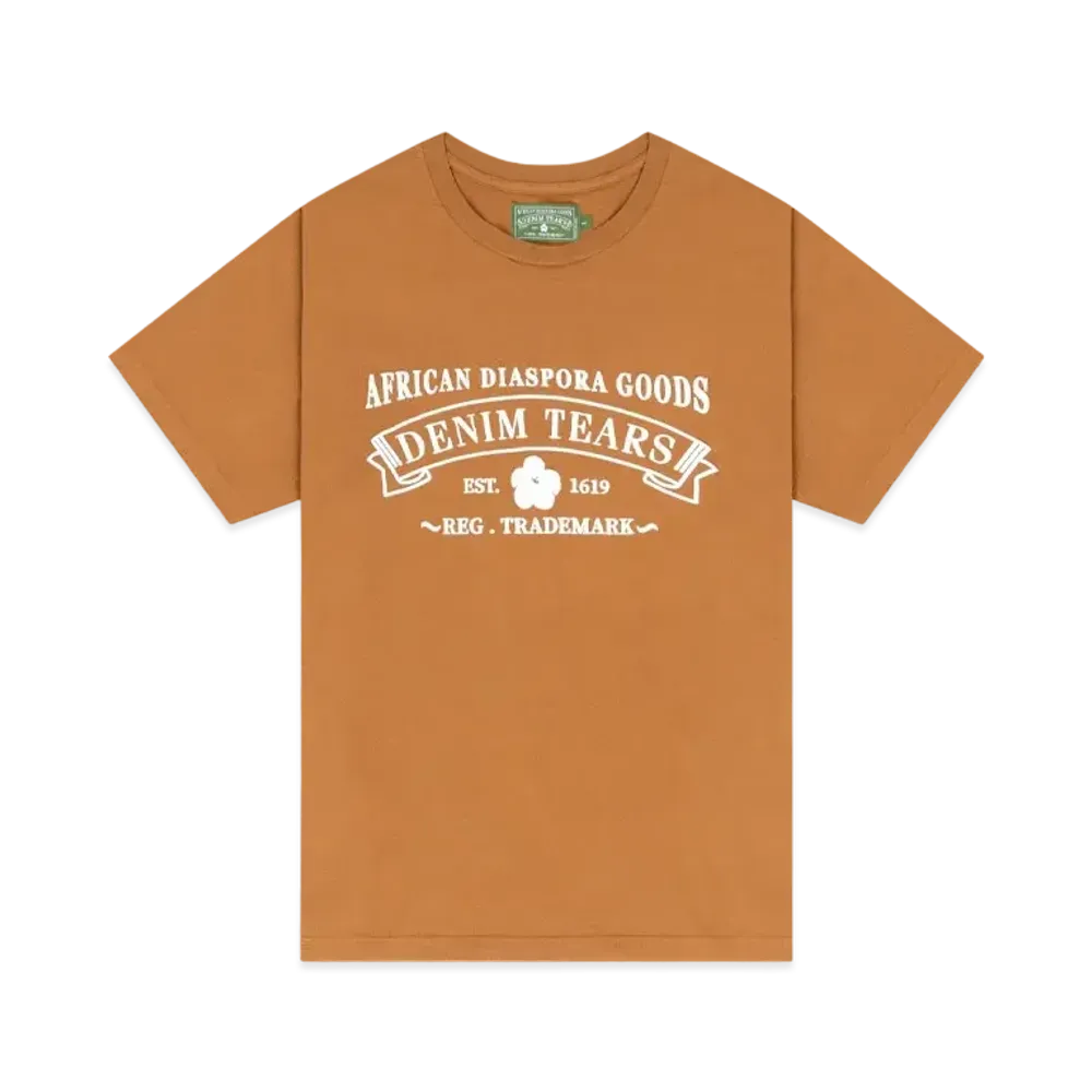 DENIM TEARS ADG Tee Washed "Brown"
