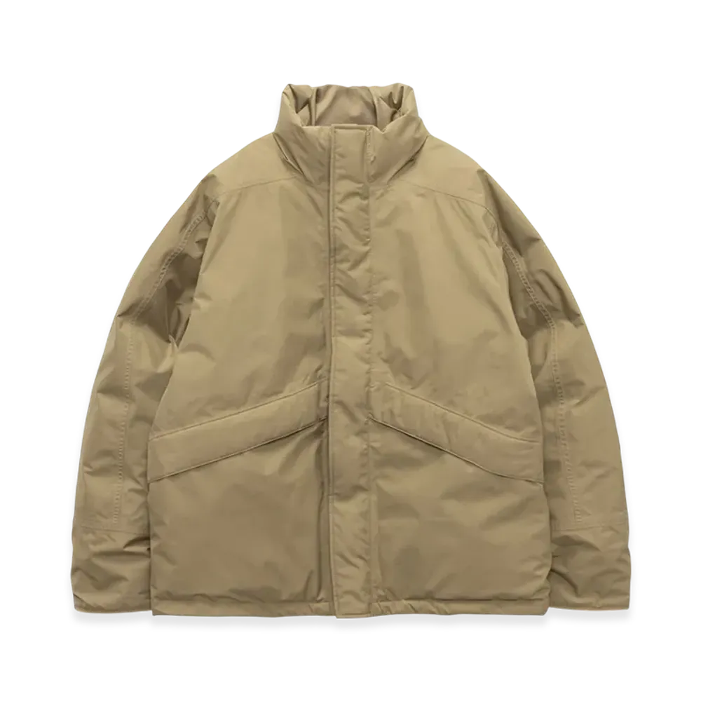 nanamica GORE-TEX Short Down Jacket "Khaki Beige"