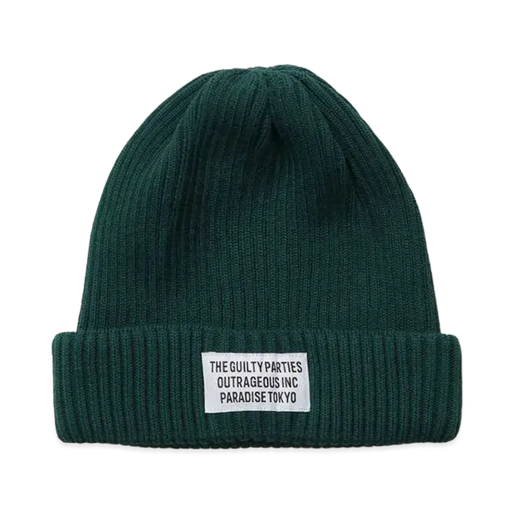 WACKO MARIA KNIT WATCH CAP (TYPE-2) "Green"