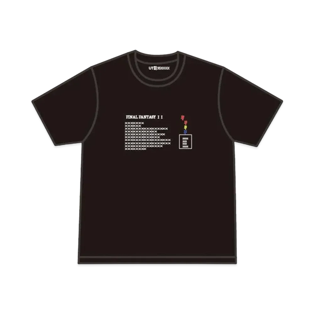 Uniqlo Final Fantasy 35th Anniversary UT Graphic T-Shirt Final Fantasy II "Black"