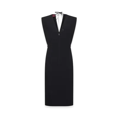 GUCCI Women's Crepe Dress "Black"