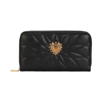 Dolce&Gabbana Devotion Zip Around Wallet "Black"