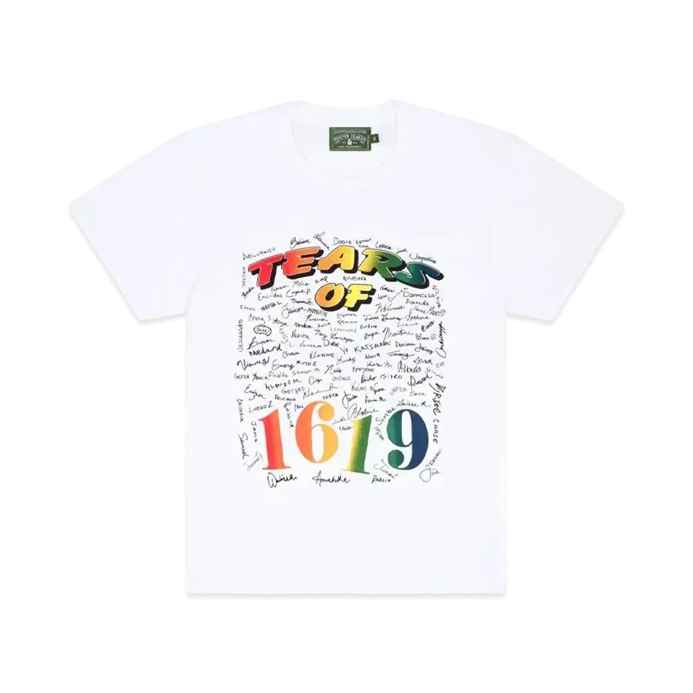 DENIM TEARS Class of 1619 Tee "White"