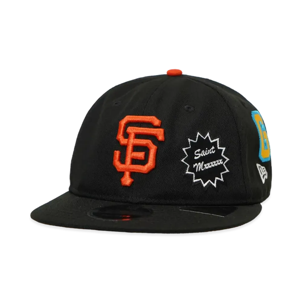 NEW ERA x SAINT Mxxxxxx x MLB Retro Crown 9Fifty San Francisco Giants "Black" SM-HR8-0000-C49