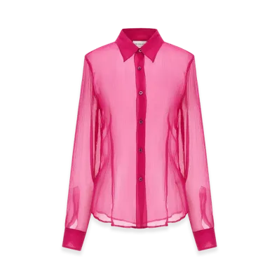 DRIES VAN NOTEN Women's 'Cloudy' Shirt "Fuchsia"