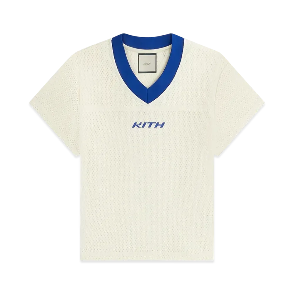 Kith Women Nicci Mesh Football Jersey "Sandrift"