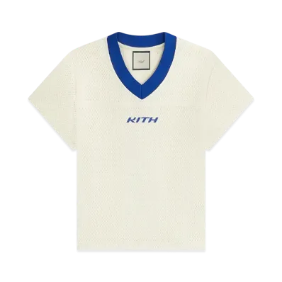 Kith Women Nicci Mesh Football Jersey "Sandrift"