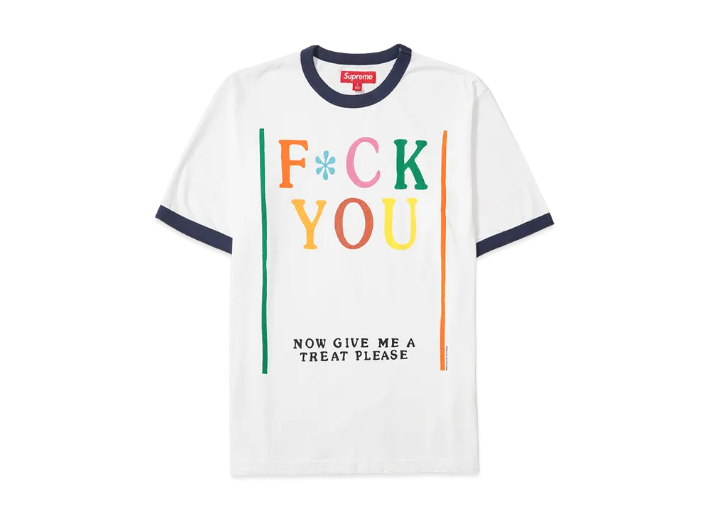 Supreme x Mike Kelley Ringer Tee "White"