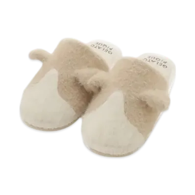 GELATO PIQUE Cat Room Shoes "Beige"