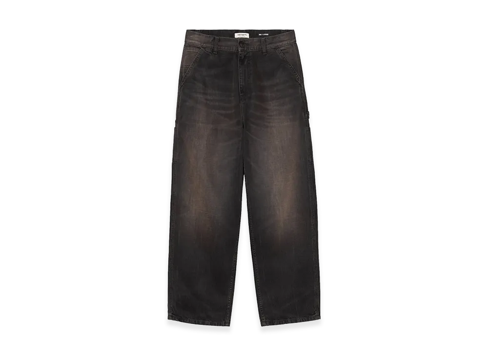 Carhartt WIP Women's Brandon Single Knee Pant "Black/Tobacco Used Wash"