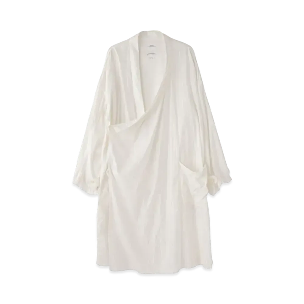 visvim GYALPO ROBE (C/SI CHAMBRAY) "White"