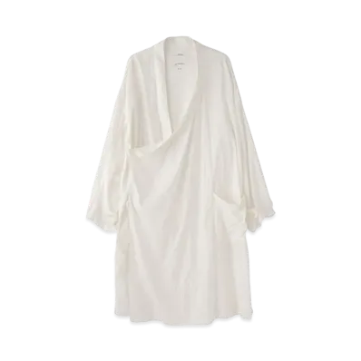 visvim GYALPO ROBE (C/SI CHAMBRAY) "White"