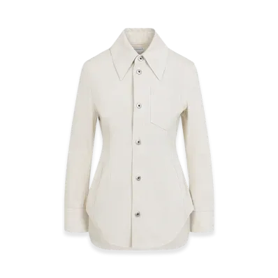 Bottega Veneta Women's Cotton Jacket "Pale Meringue"