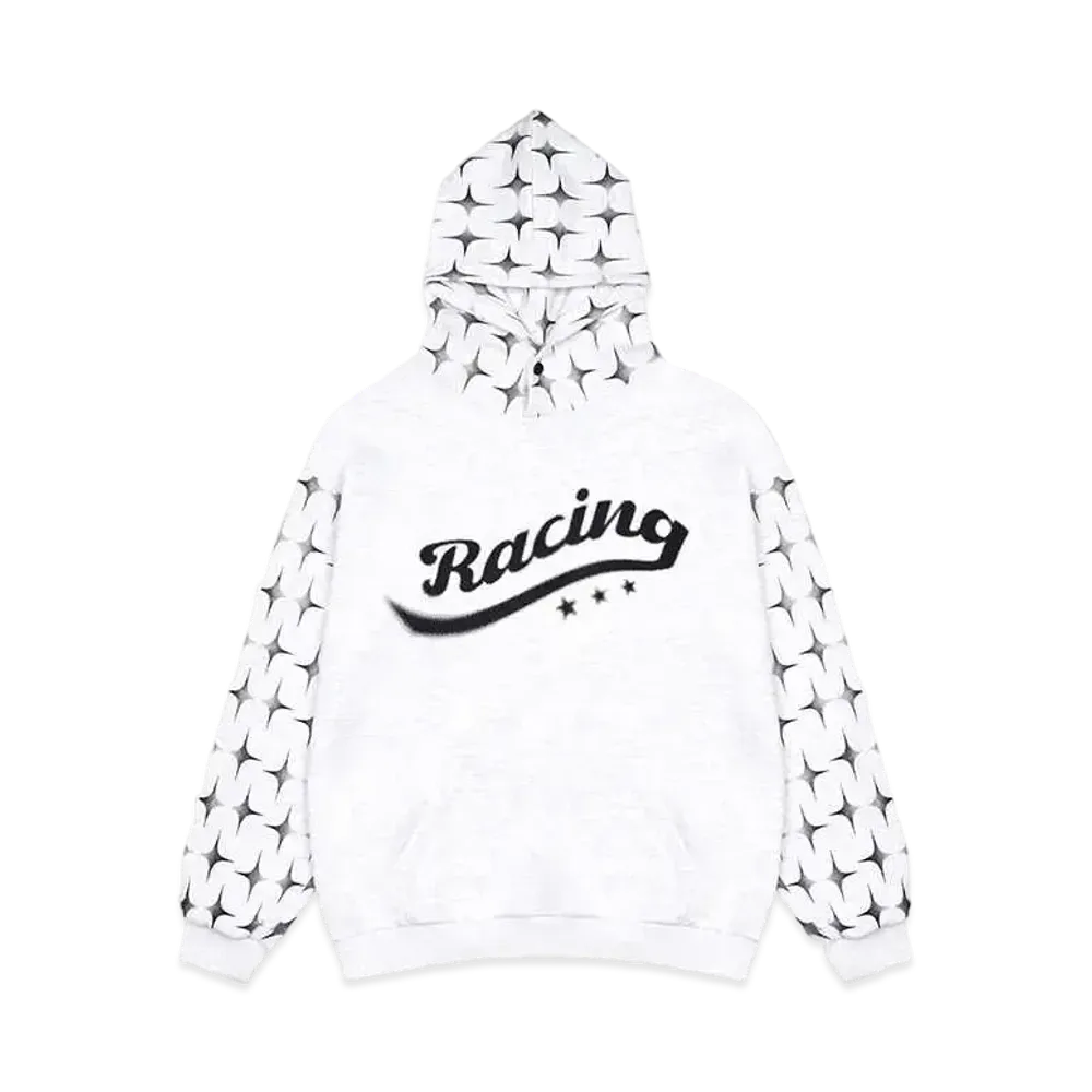 atmos pink x Love Is True Rc Racing Hoodie "Gray"