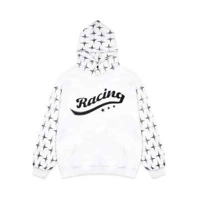 atmos pink x Love Is True Rc Racing Hoodie "Gray"