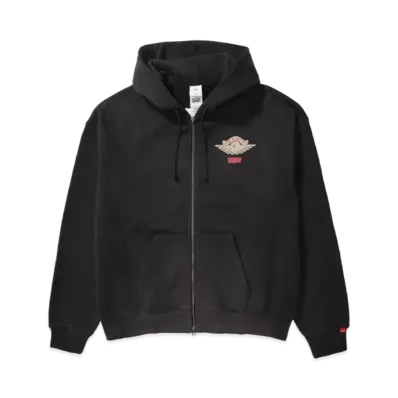 Nike Jordan x Levi's Heavyweight Fleece Zip Hoodie "Black" (Asia Size) IM6735-010