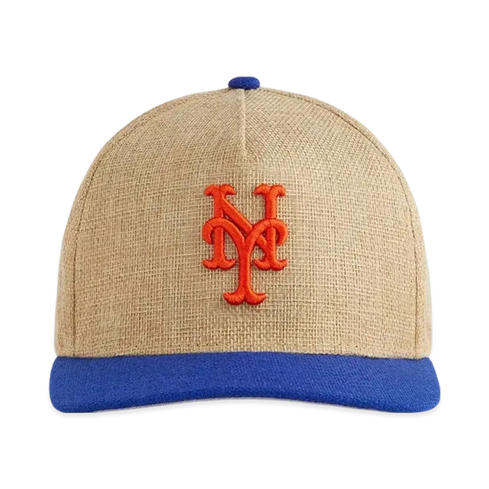 Kith x New Era x the New York Mets Raffia 49ForTY Snapback "Natural"