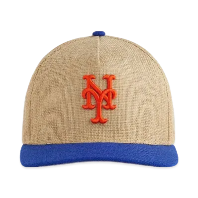 Kith x New Era x the New York Mets Raffia 49ForTY Snapback "Natural"