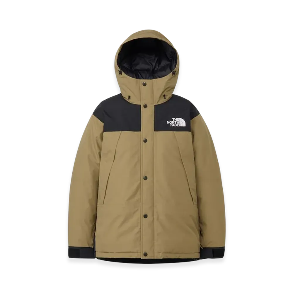 The North Face Mountain Down Jacket "Black/Classic Khaki"