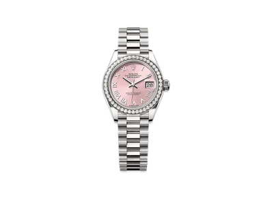 ROLEX Lady-Datejust 28mm White Gold Diamond 279139RBR "Pink"