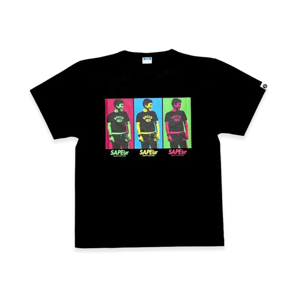 SAPEur x MASATOSHI HAMADA Youth Traffic Light S/S T-Shirt "Black"
