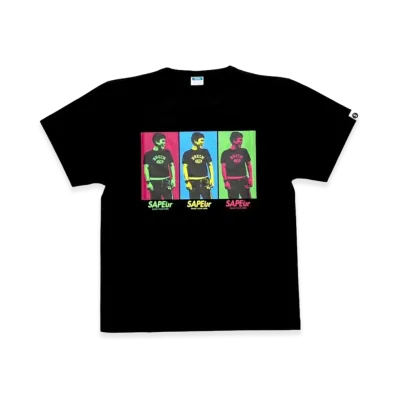 SAPEur x MASATOSHI HAMADA Youth Traffic Light S/S T-Shirt "Black"