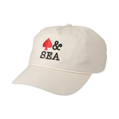 WIND AND SEA Twill 5 Panel Cap (Spade) "Putty"