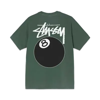 Stussy 8 BALL PIGMENT DYED TEE "Pine"