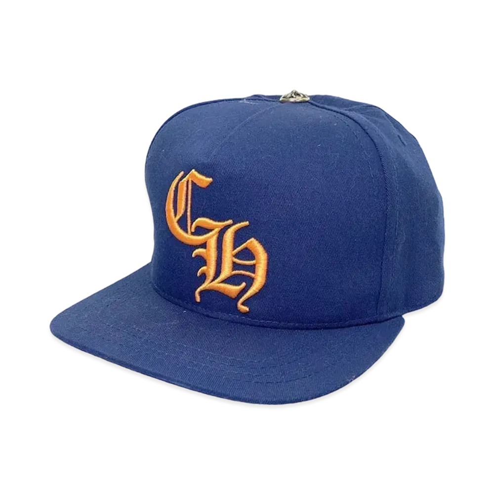 Chrome Hearts Baseball Cap 5 Panel CH "Blue/Orange"