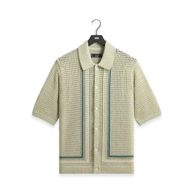 Kith Thompson Crochet Buttondown "Fresh"