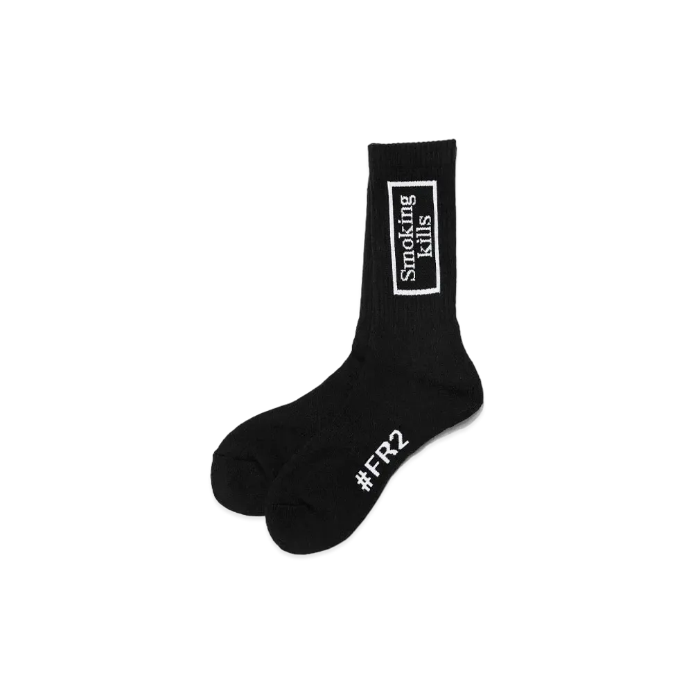 FR2 Smoking kills Box Logo Socks "Black"