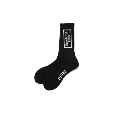FR2 Smoking kills Box Logo Socks "Black"