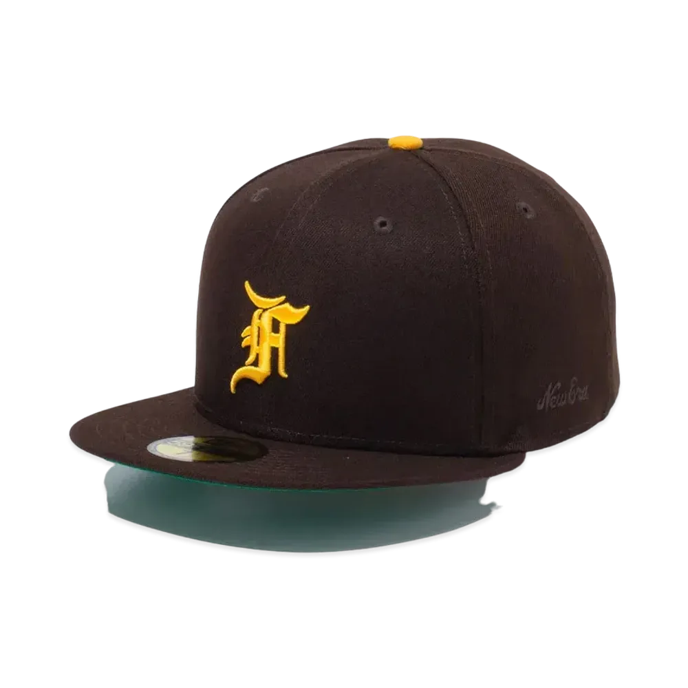 NEW ERA 59Fifty Fear of God Essentials the Classic Collection San Diego Padres "Brown/Yellow"