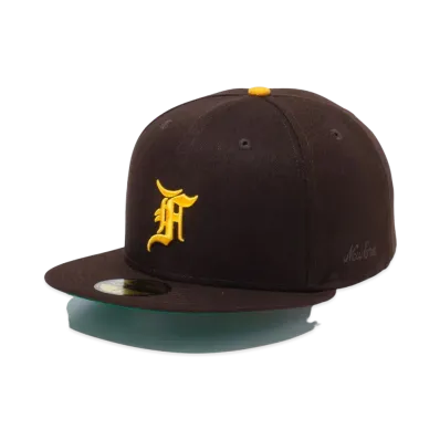 NEW ERA 59Fifty Fear of God Essentials the Classic Collection San Diego Padres "Brown/Yellow"