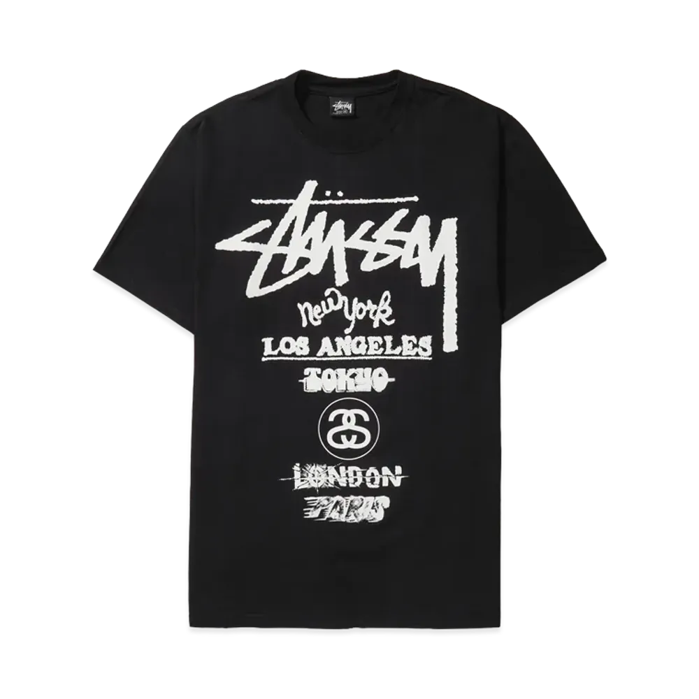 Stussy Tour Tee "Black"